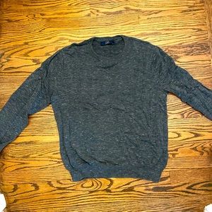 J Crew marled gray sweater, size medium.